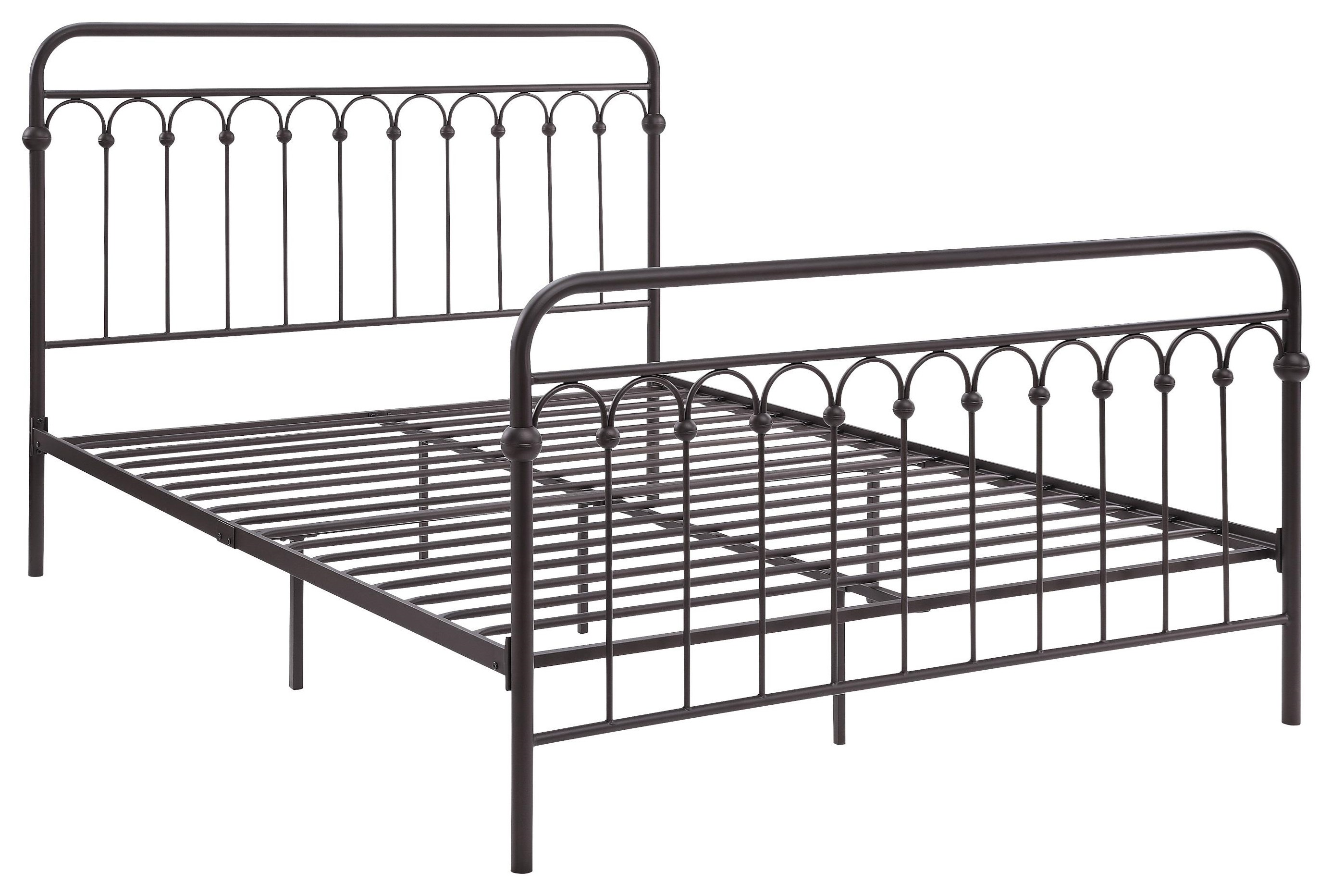 Homelegance Metal Beds SH20151 Queen Metal Platform Bed Royal